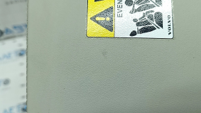 Left visor Volvo XC90 16-22 leather gray, with backlight, without hook, scratches