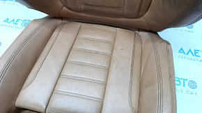 Passenger seat BMW 3 G20 19-22 leather brown COGNAC, for dry cleaning, dents, cracked leather, contact with water