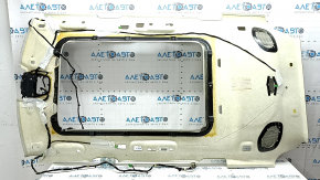 Volvo XC90 16-22 headlining for panoramic windows, for 3rd row, grey Alcantara, for dry cleaning, creases, scale, torn off fasteners