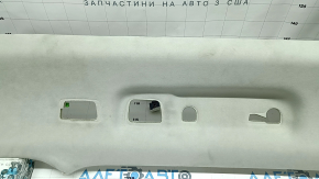 Volvo XC90 16-22 headlining for panoramic windows, for 3rd row, grey Alcantara, for dry cleaning, creases, scale, torn off fasteners