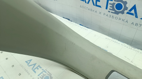 Door sill trim front left inner Volvo XC90 16-22 with backlight, gray, scratches, for cleaning