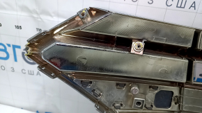 Radiator grill assembly Hyundai Elantra AD 19-20 with emblem without radar, sand, broken fasteners, broken fasteners