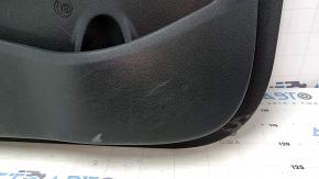 Door trim card front left Hyundai Elantra AD 19-20 gray, rubber armrest, gray cloth insert, gray molding, with handle, scratches, for dry cleaning
