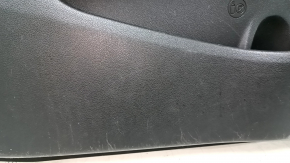 Door trim card front left Hyundai Elantra AD 19-20 gray, rubber armrest, gray cloth insert, gray molding, with handle, scratches, for dry cleaning