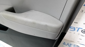 Door trim card front right Hyundai Elantra AD 19-20 gray, rubber armrest, gray cloth insert, gray molding, scratches, worn, peeling paint, dry cleaning, dent