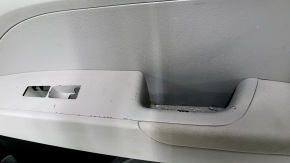 Door trim card front right Hyundai Elantra AD 19-20 gray, rubber armrest, gray cloth insert, gray molding, scratches, worn, peeling paint, dry cleaning, dent