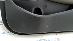 Door trim card front right Hyundai Elantra AD 19-20 gray, rubber armrest, gray cloth insert, gray molding, scratches, worn, peeling paint, dry cleaning, dent