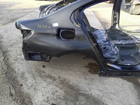 Quarter wing rear right BMW 3 G20 19- on the body, black, pokes