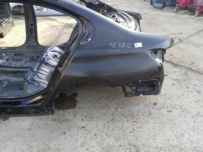 Quarter wing rear left BMW 3 G20 19- on the body, black