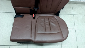 Rear row of seats 2 row BMW X5 F15 14-18 leather brown TERRA, Comfort, separate seat, heated, dented