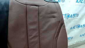 Rear row of seats 2 row BMW X5 F15 14-18 leather brown TERRA, Comfort, separate seat, heated, dented