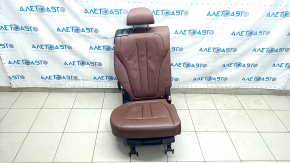 Rear row of seats 2nd row right BMW X5 F15 14-18 leather brown TERRA, Comfort, heated, dented