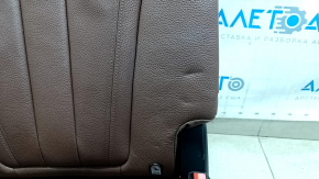 Rear row of seats 2nd row right BMW X5 F15 14-18 leather brown TERRA, Comfort, heated, dented