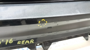 Rear bumper bare upper part Volvo XC90 16-19 for car parking, graphite, scratches, bump