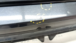 Rear bumper bare upper part Volvo XC90 16-19 for car parking, graphite, scratches, bump