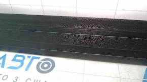 Door sill trim front outer left Hyundai Elantra AD 17-20 black, broken fastening, scratches