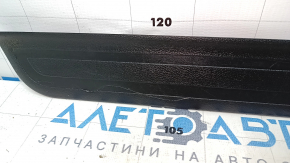 Door sill trim front outer left Hyundai Elantra AD 17-20 black, broken fastening, scratches