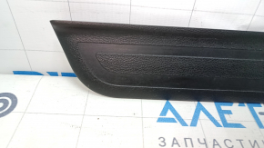 Door sill trim front outer right Hyundai Elantra AD 17-20 black, broken fastening, scratches