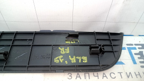 Door sill trim front outer right Hyundai Elantra AD 17-20 black, broken fastening, scratches