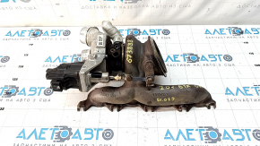 Turbocharger complete with manifold BMW 3 G20 19- 2.0T with valve 61k