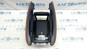 Armrest BMW X5 F15 14-18 leather brown TERRA
