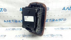 Armrest BMW X5 F15 14-18 leather brown TERRA