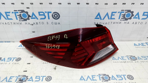 Outer wing light left Hyundai Elantra AD 19-20 halogen with overlay, scratches, no fragment, chips