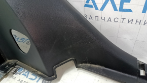 Rear pillar trim lower left Hyundai Elantra AD 17-20 black, broken mount, scratches, plastic turned white