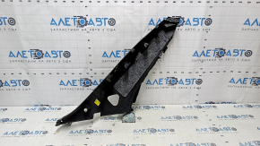 Rear pillar trim lower left Hyundai Elantra AD 17-20 black, broken mount, scratches, plastic turned white