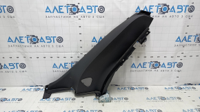 Rear pillar trim lower right Hyundai Elantra AD 17-20 black, broken mount, scratches