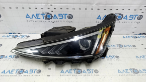 Headlight front left complete Hyundai Elantra AD 19-20 halogen with brackets and cover, sand