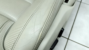 Driver's seat Volvo XC90 16-17 with airbag, electric, Inscription, heating, ventilation, grey leather, worn, for cleaning