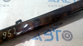 Side trim center console right BMW X5 F15 14-18 wood poplar wood, scratches, broken mount