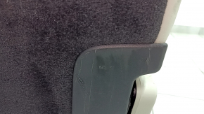 Rear seat left Volvo XC90 16-22 heated, grey leather, perforated, for 3 rows, for dry cleaning, scratches