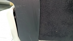 Rear seat left Volvo XC90 16-22 heated, grey leather, perforated, for 3 rows, for dry cleaning, scratches