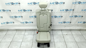 Rear seat center Volvo XC90 16-22 leather gray smooth for 3 rows, for dry cleaning, dents