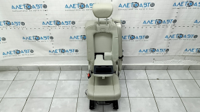 Rear seat center Volvo XC90 16-22 leather gray smooth for 3 rows, for dry cleaning, dents