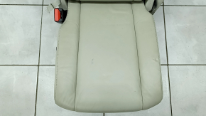 Rear seat center Volvo XC90 16-22 leather gray smooth for 3 rows, for dry cleaning, dents