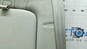 Rear seat center Volvo XC90 16-22 leather gray smooth for 3 rows, for dry cleaning, dents