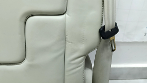 Rear seat center Volvo XC90 16-22 leather gray smooth for 3 rows, for dry cleaning, dents