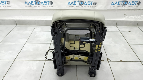 Rear seat center Volvo XC90 16-22 leather gray smooth for 3 rows, for dry cleaning, dents