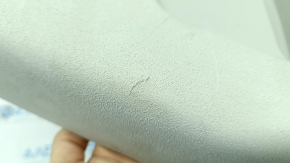 Rear pillar trim left front Volvo XC90 16-22 Alcantara gray, 2 parts, under air duct, for dry cleaning, worn, scratch