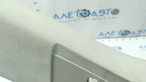 Rear pillar trim left front Volvo XC90 16-22 Alcantara gray, 2 parts, under air duct, for dry cleaning, worn, scratch
