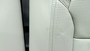 Rear row of seats 3 row Volvo XC90 16-22 leather gray, perforation, dry-cleanable