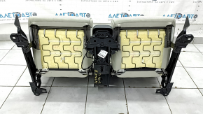 Rear row of seats 3 row Volvo XC90 16-22 leather gray, perforation, dry-cleanable
