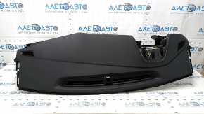 Torpedo front panel with AIRBAG Hyundai Elantra AD 19-20 black, rusty pyropatron