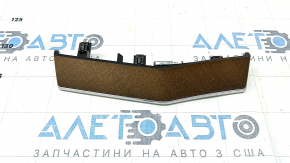 Front panel trim left Volvo XC90 16-22 wood, glossy, with backlight, walnut