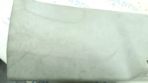 Center pillar trim upper belt right Volvo XC90 16-22 gray alcantara, scratches, for dry cleaning