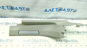 Door sill trim rear left inner Volvo XC90 16-22 with backlight, gray, scratches