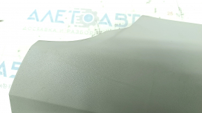 Rear pillar trim lower left Volvo XC90 16-22 gray, scratches, needs cleaning